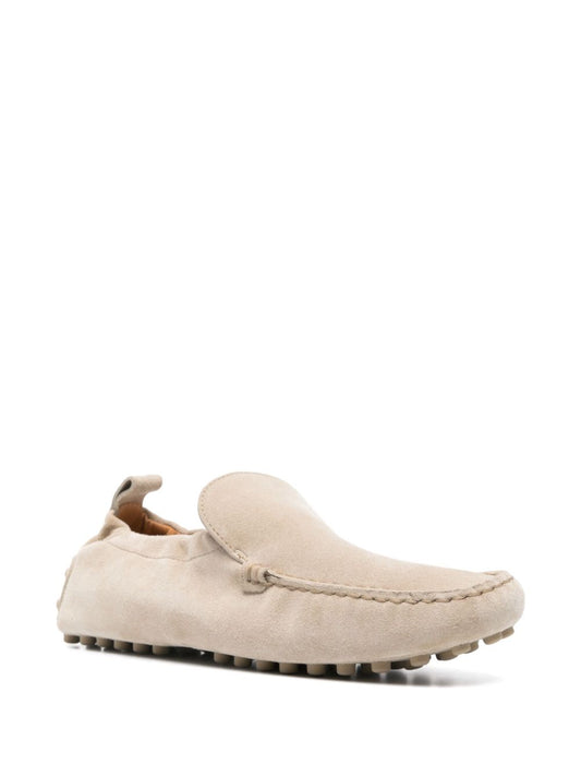 Tod's Flat shoes Beige Moccasins Tod'S Light Gray