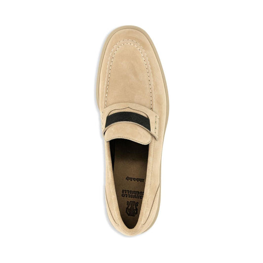 Brunello Cucinelli Flat shoes Beige Moccasins Brunello Cucinelli Tan