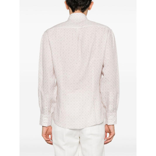 Brunello Cucinelli printed shirt Shirts Brunello Cucinelli Beige