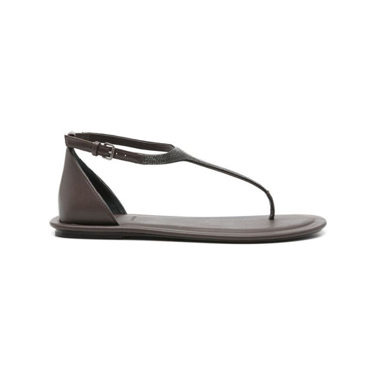 Brunello Cucinelli Sandals Sandals Brunello Cucinelli Dark Slate Gray