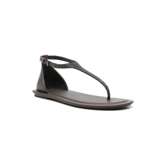 Brunello Cucinelli Sandals Sandals Brunello Cucinelli Dark Slate Gray