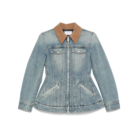 Alexander McQueen Coats Clear Blue