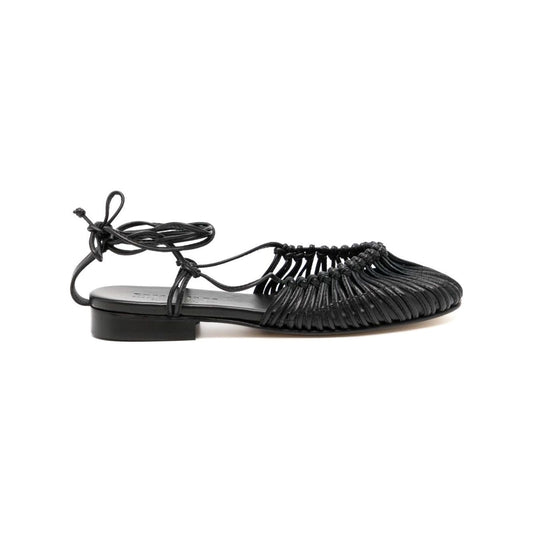 HEREU Flat shoes Black Flat Shoes Hereu Dark Slate Gray