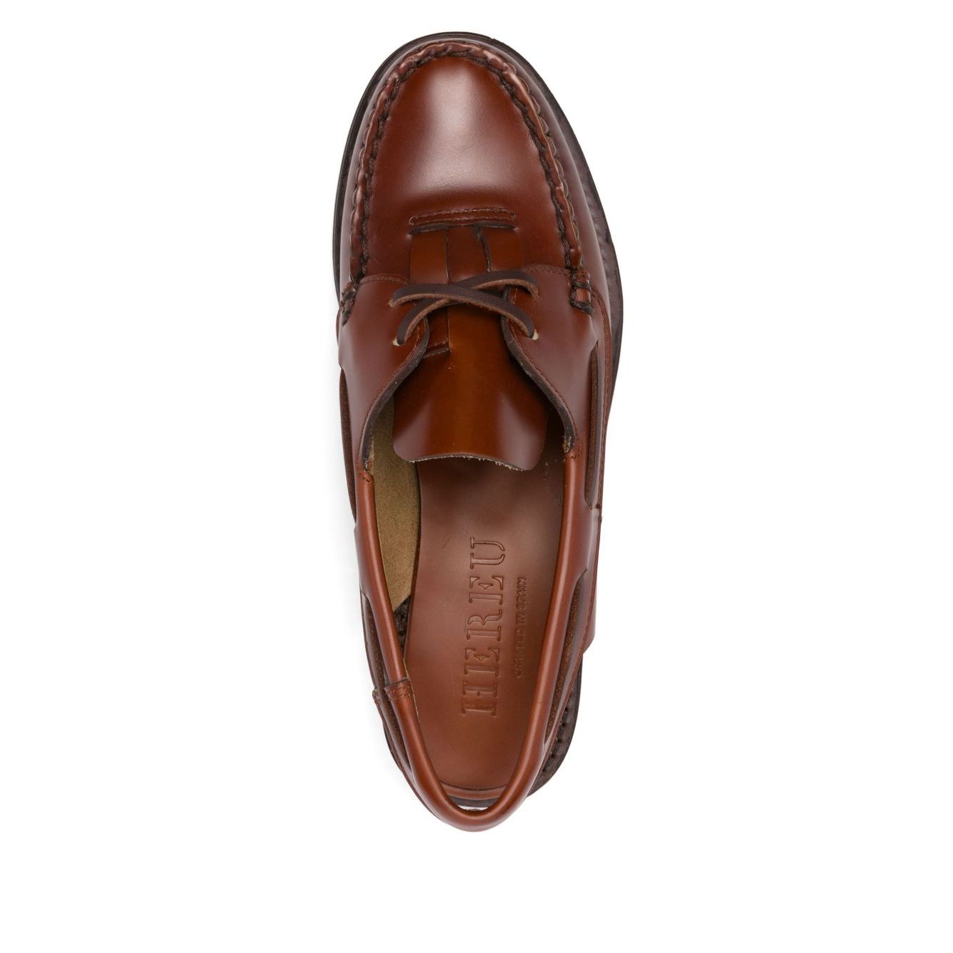 HEREU Flat shoes Leather Brown