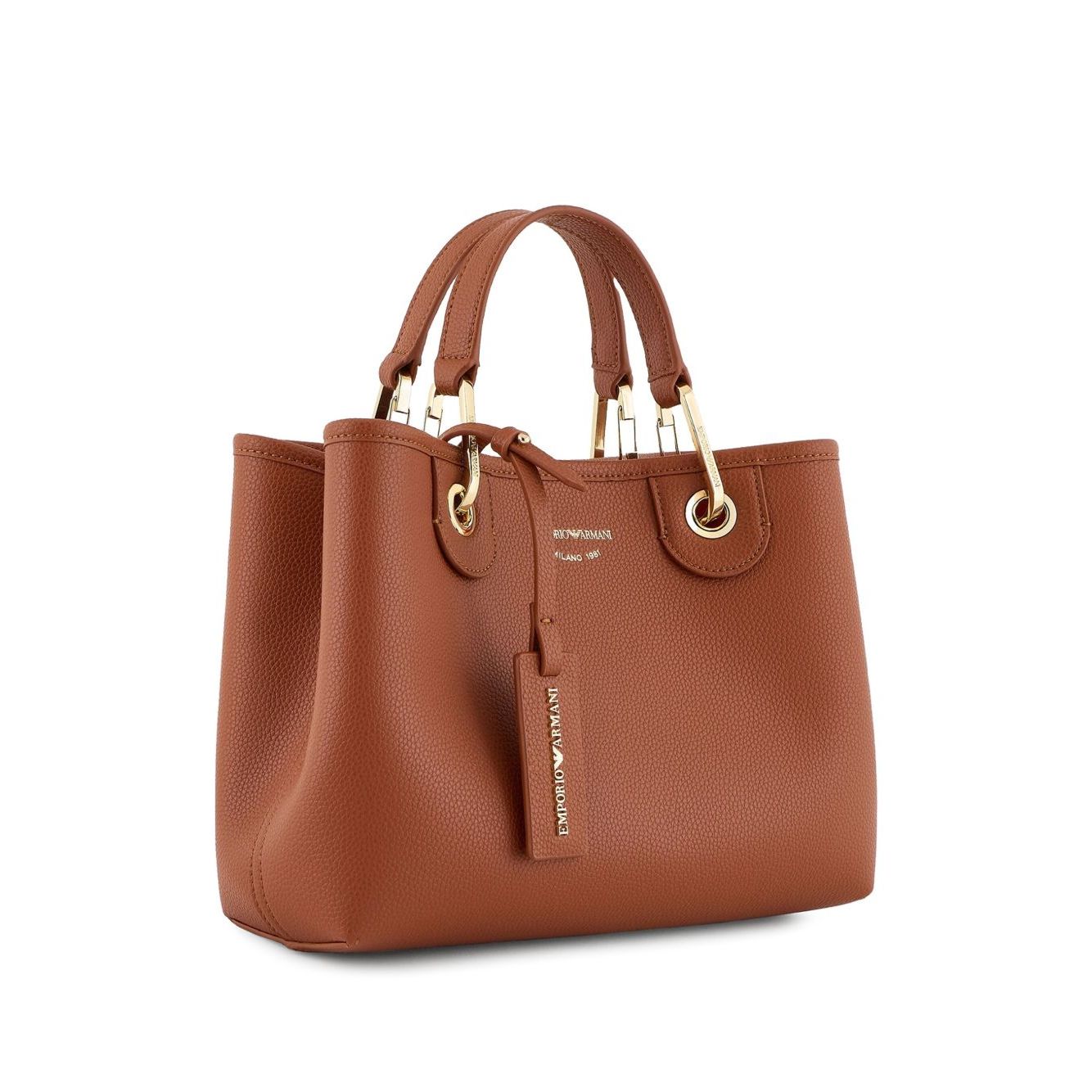 Emporio Armani Small MyEA shopper bag with deer print