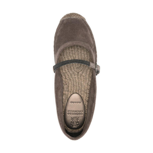 Brunello Cucinelli Flat shoes Brown Flat Shoes Brunello Cucinelli Dim Gray