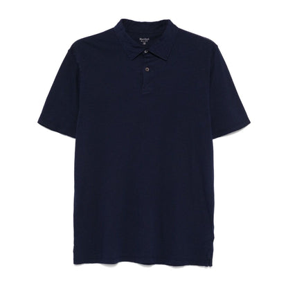 Hartford Light polo in Oxford blue Topwear