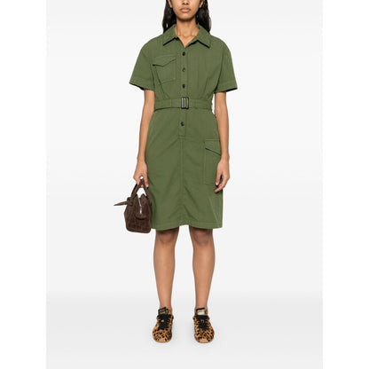 Woolrich belted waist shirt dress Dresses