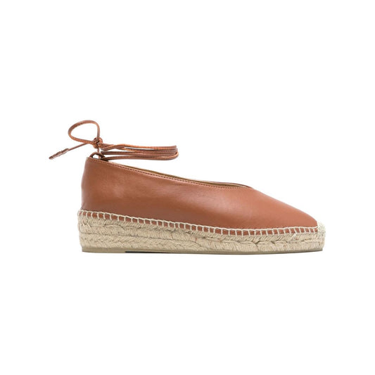 Castaner Flat shoes Leather Brown Espadrilles Castaner Rosy Brown