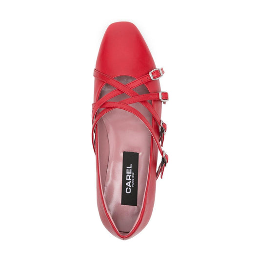 CAREL PARIS Flat shoes Red Flat Shoes Carel Paris Pale Violet Red