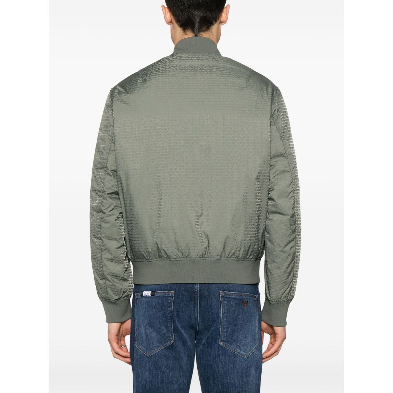 Emporio Armani bomber jacket with logo