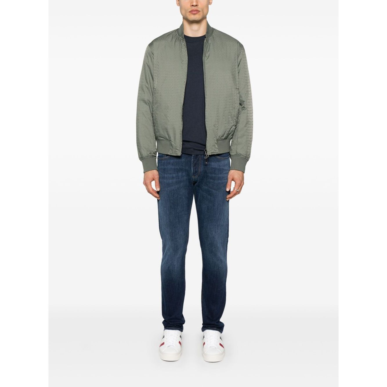 Emporio Armani bomber jacket with logo