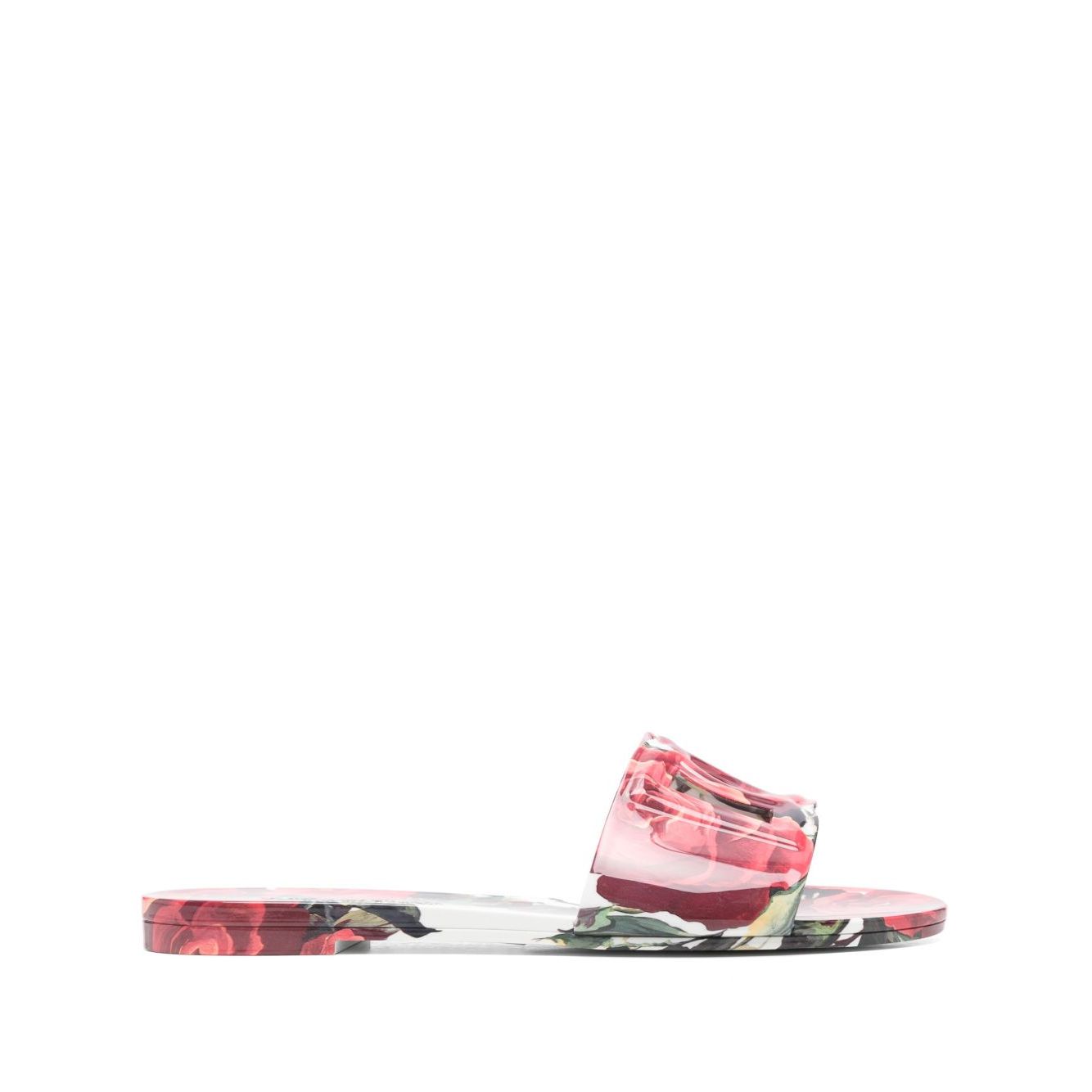 Dolce & Gabbana floral-print slides