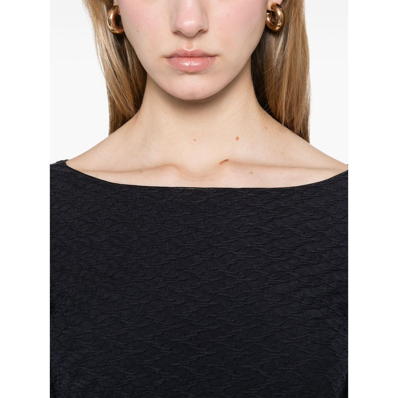 Emporio Armani textured top