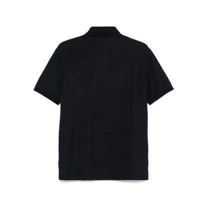 Emporio Armani Jersey polo with logo collar