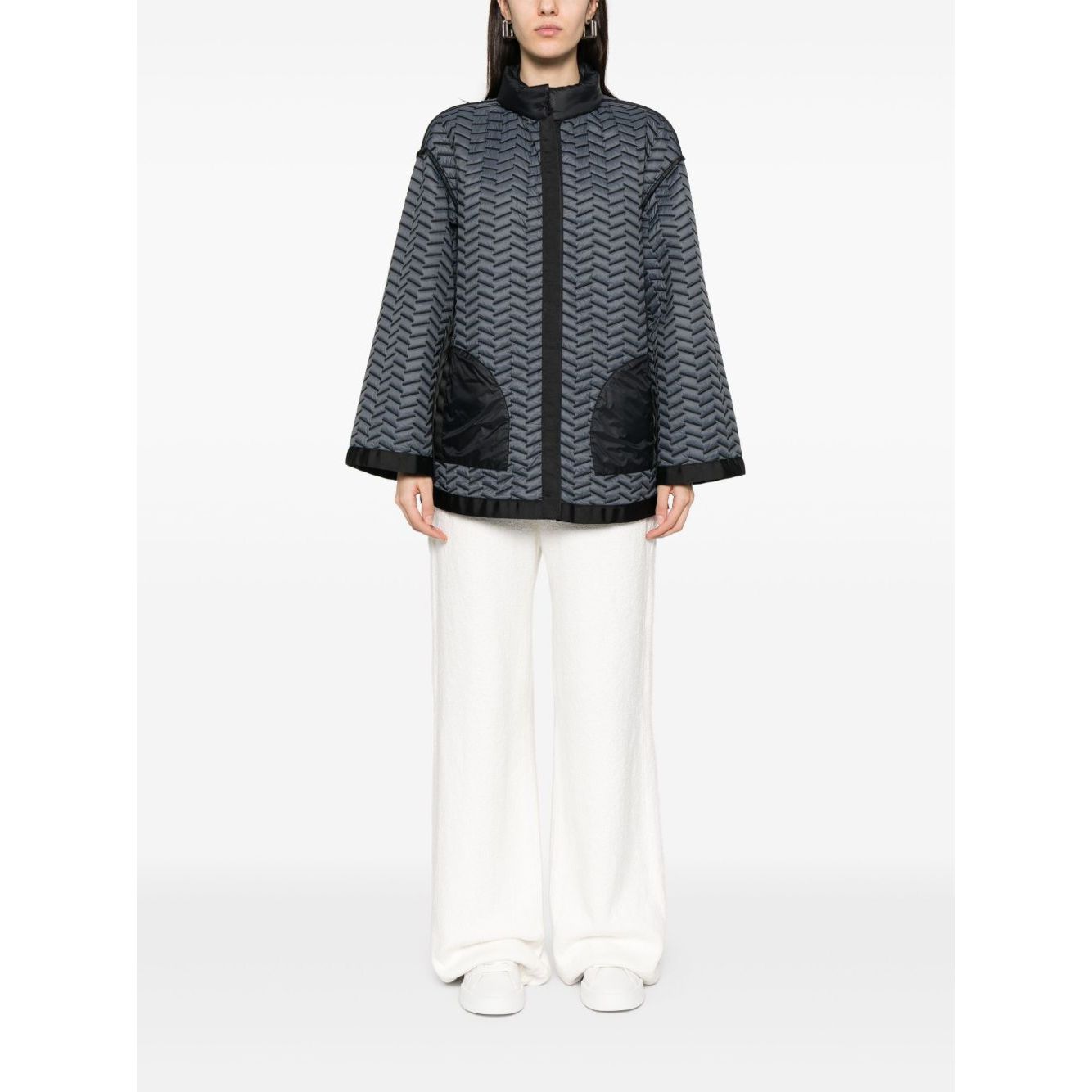 Emporio Armani Reversible jacket in lightweight water repellent quilted nylon ASV