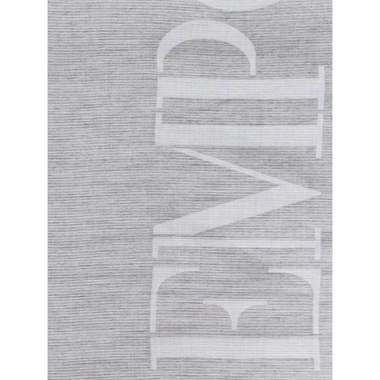 Emporio Armani Logo cotton blend scarf