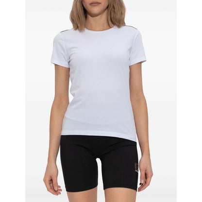 EA7 T-shirts and Polos White Topwear