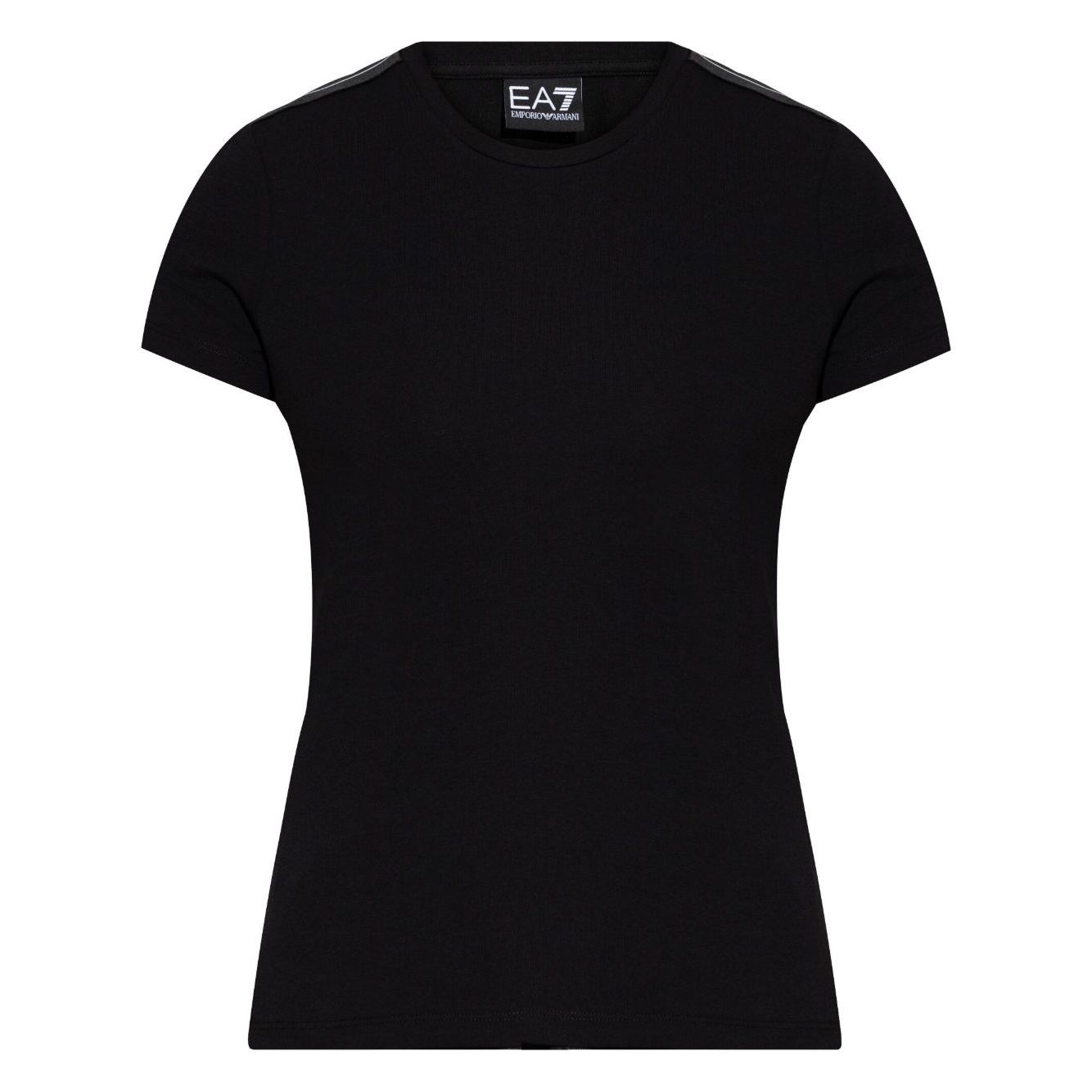 EA7 T-shirts and Polos Black Topwear