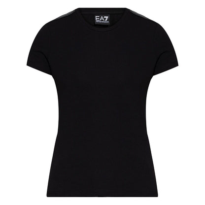 EA7 T-shirts and Polos Black Topwear