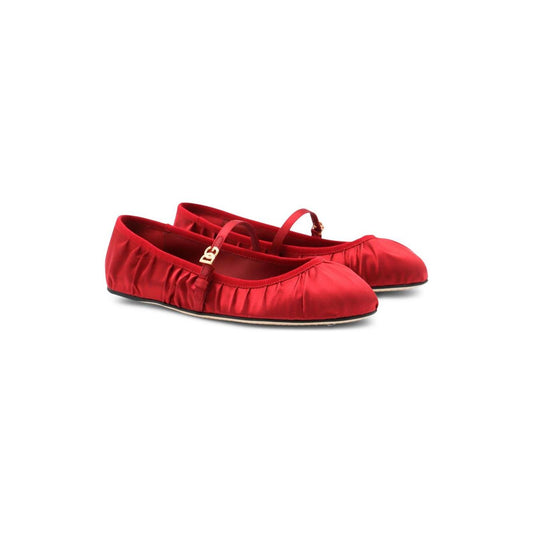 Dolce & Gabbana Buckle ballerinas Flat Shoes Dolce & Gabbana Brown