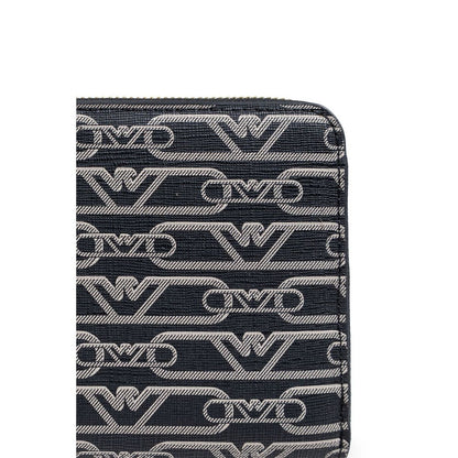 Emporio Armani Allover logo continental wallet