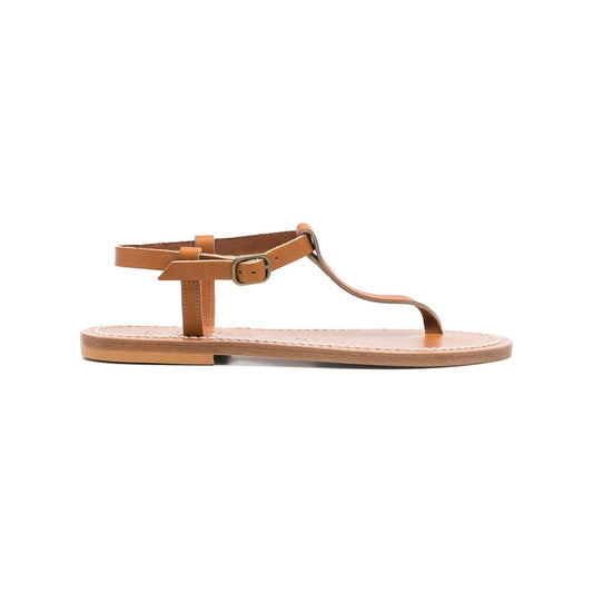 K Jacques St Tropez Sandals Leather Brown Sandals K Jacques St Tropez Sienna