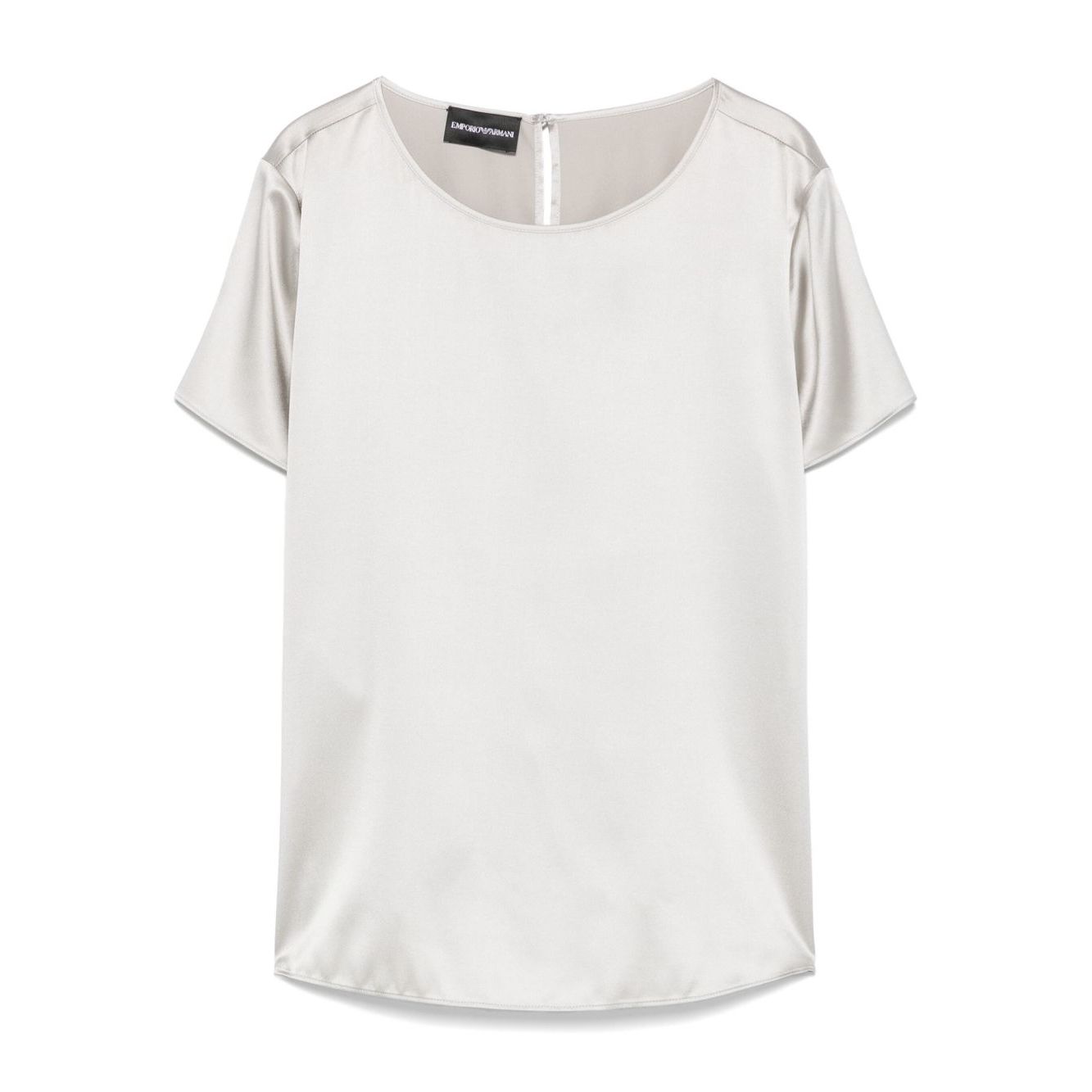 Emporio Armani crewneck silk top