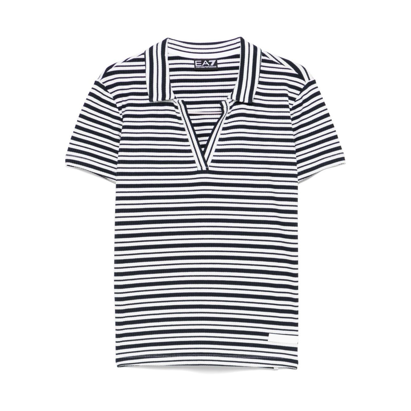 EA7 T-shirts and Polos Black Topwear