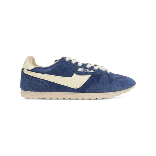 Autry Windspin in suede & Leather Sneakers Autry Light Gray