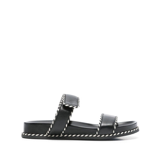 EMPORIO ARMANI EXCLUSIVE Emporio Armani Sandals with nappa strap and two-tone profiles