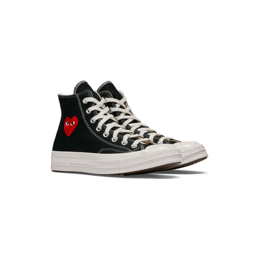 Comme Des Garcons Play Single Heart Chuck 70 Sneakers Comme Des Garcons Black
