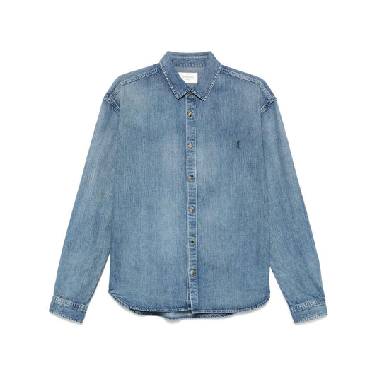 Saint Laurent  Shirts Clear Blue