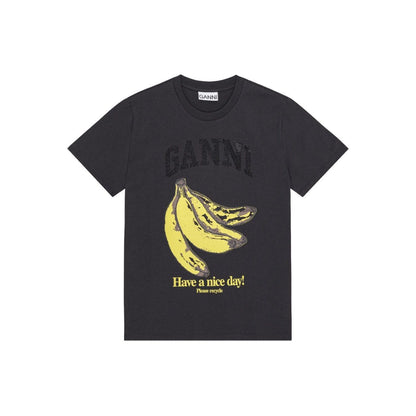 GANNI T-shirts and Polos Grey Topwear