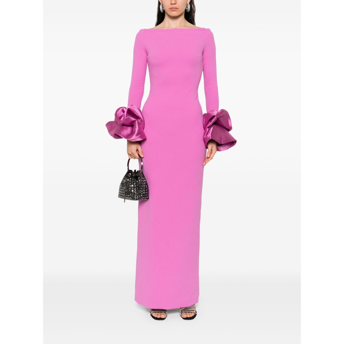 Solace London Dresses Fuchsia
