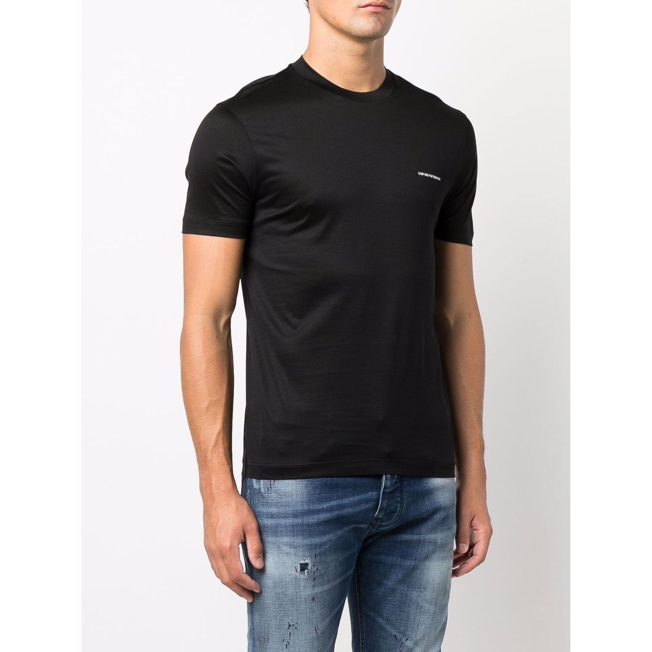 Emporio Armani T-shirts and Polos Black