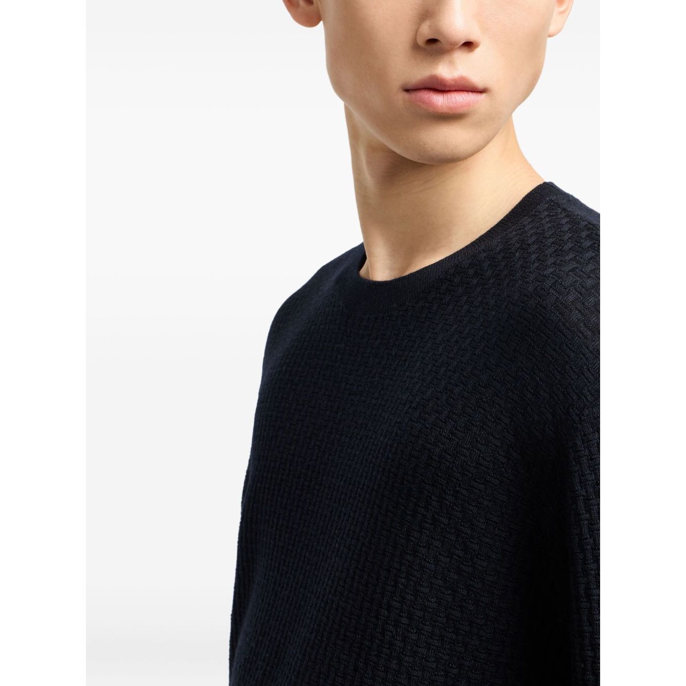 Emporio Armani Sweaters Blue