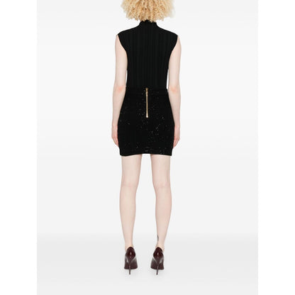 Balmain Tweed Mini Skirt Skirts