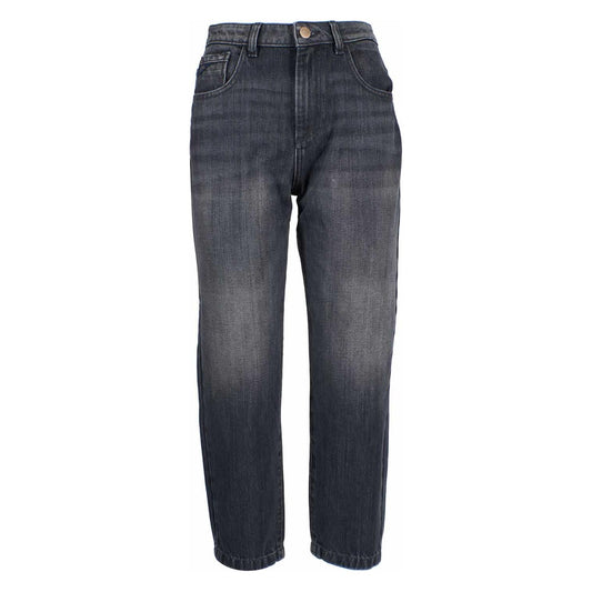 Yes Zee Black Cotton Women's High-Waisted Jean Yes Zee Dark Slate Gray