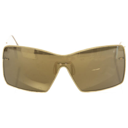 Frankie Morello Gold Metallic Fiber Women's Sunglass
