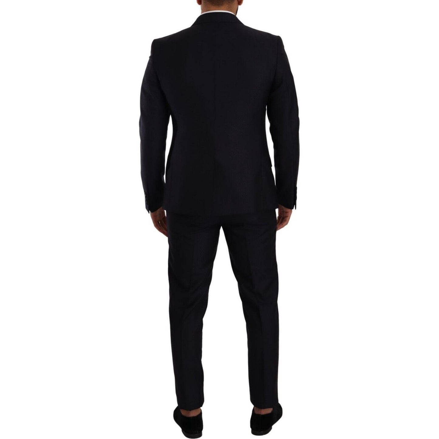 Dolce & Gabbana Blue MARTINI Slim fit 2 Piece Coat Suit