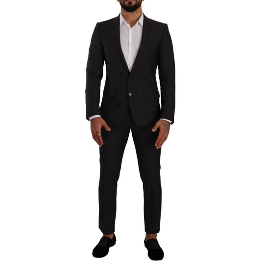 Dolce & Gabbana Black MARTINI Single Breasted 2 Piece Suit KOS1782#