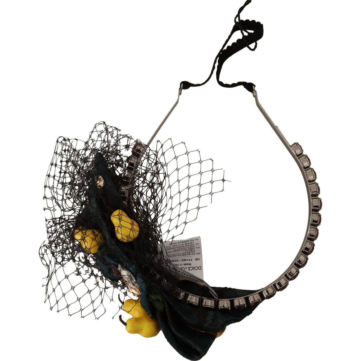 Dolce & Gabbana Purple Crystal Diadem Headband Lemons Sicily Tiara