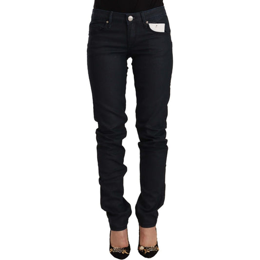 Acht Chic Low Waist Skinny Black Denim Acht Black