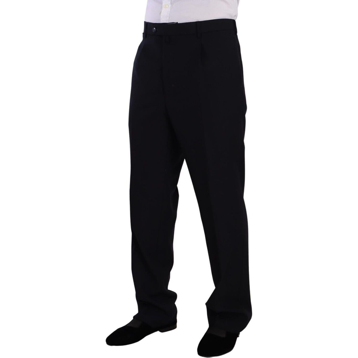 طقم بدلة أنيقة مكون من قطعتين باللون الأسود من تصميم دومينيكو تاجلينتي