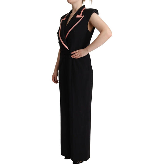 Dolce & Gabbana Elegant Sleeveless Wool Blend Jumpsuit Dolce & Gabbana Tan