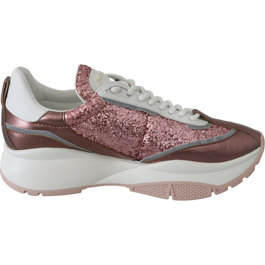 Jimmy Choo Candyfloss Glitter Sneaker Euphoria Jimmy Choo Gray