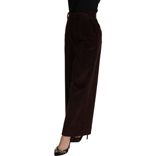 Dolce & Gabbana Elegant High-Waisted Wide Leg Pants Dolce & Gabbana Black