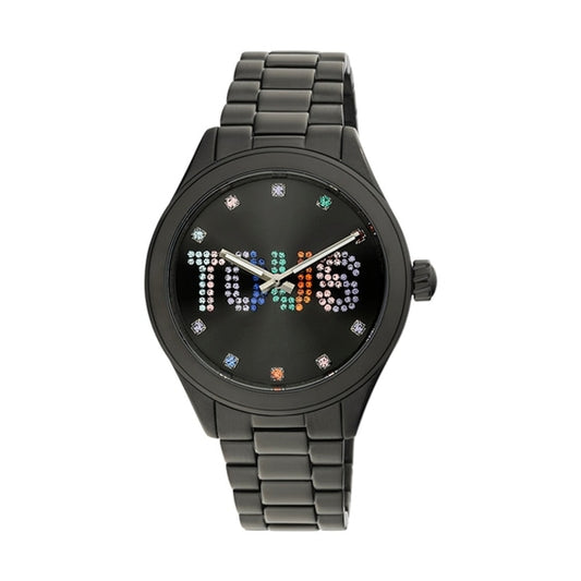 TOUS WATCHES Mod. 200351113 with black bracelet and colorful crystal dial