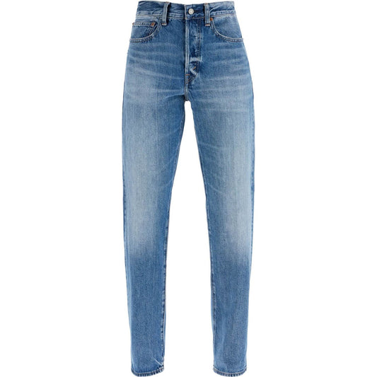 Polo Ralph Lauren light blue high-waisted straight women's jeans
